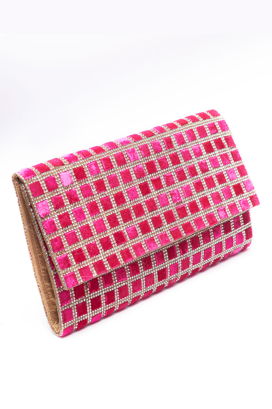 Makhmali Envelope - Pink