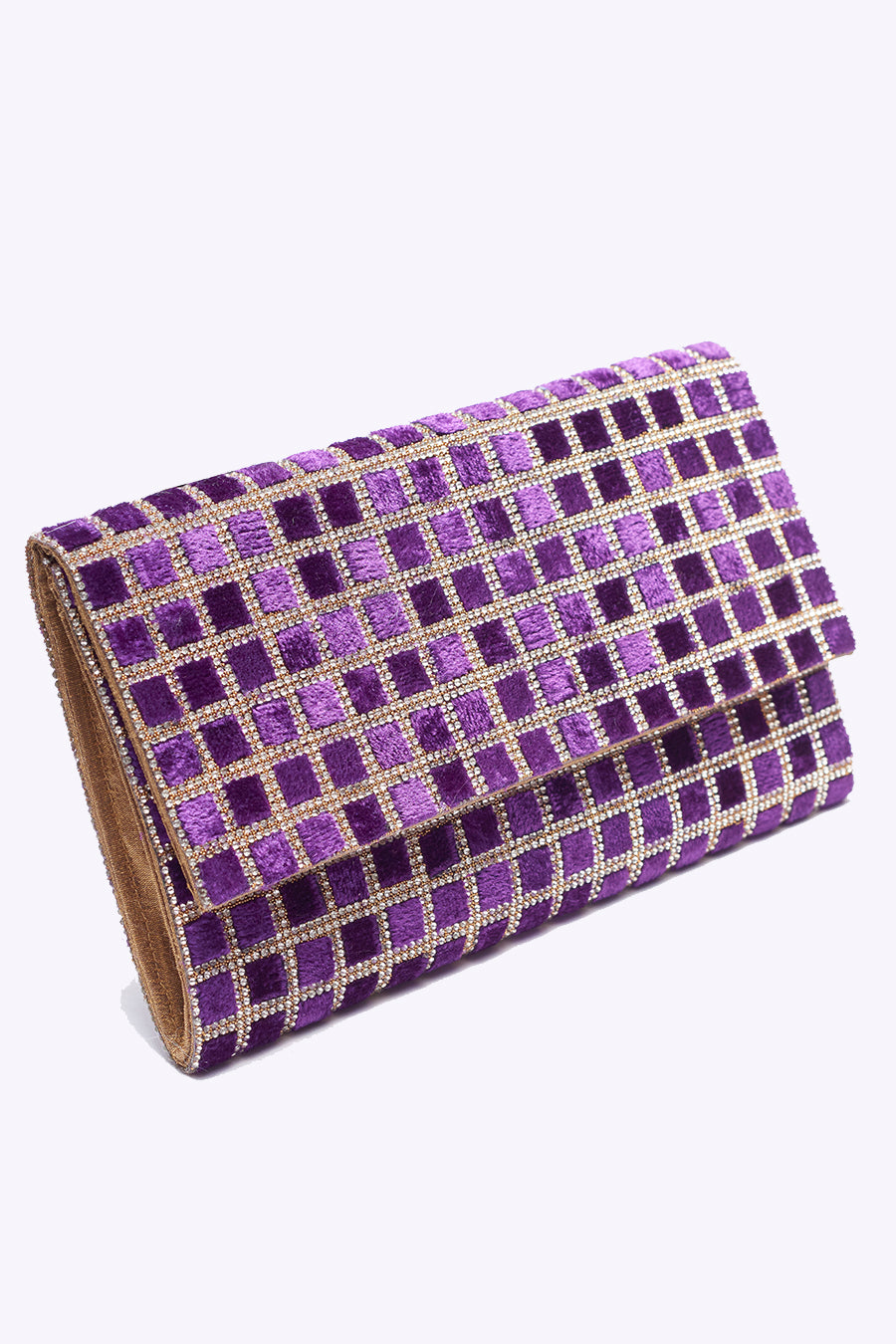 Makhmali Envelope - Purple