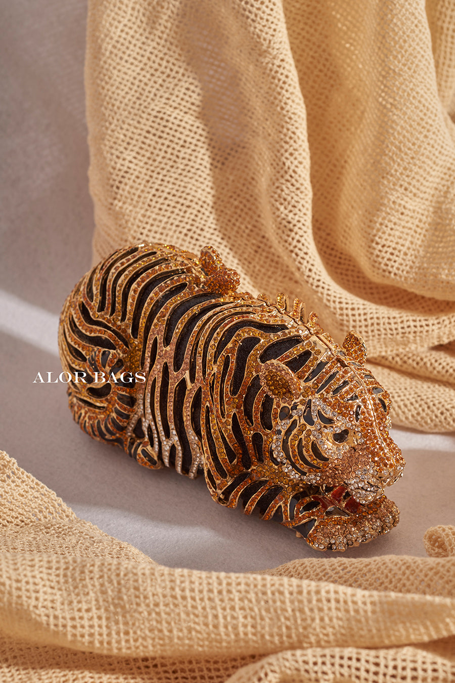 The Gold Tiger Clutch